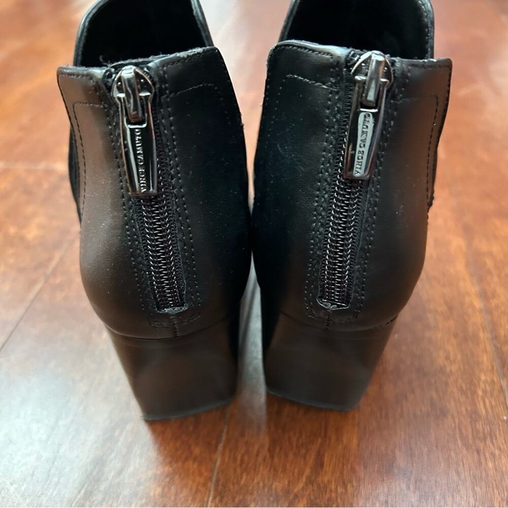 Vince Camuto Doralli Women's Vegan Black Pointed Toe Western Ankle Boots Size 7 - Picture 13 of 16